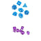 14pcs/set Polyhedral Dice D4 D6 D8 D10 D12 D20 Dice for Dungeons and Dragons