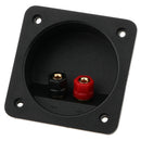 2-Way Speaker Box Terminal Binding Post, Square Connector (80-Red & Black)