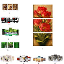 3 Panels/set Art Canvas Wall Decorative Red Tulip Print Painting Set 30*50cm