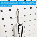81Pcs Pegboard Hooks Assortment With Pegboard Bins Peg Locks Tools OrganizeS Hn