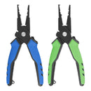 Angling Fishing Pliers Scissors Hook Removal Disgorger Line Cutter  Green