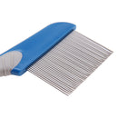 Pet Rake Comb Hair Grooming Trimmer Dog Cat Stainless Steel Pins Cleaning