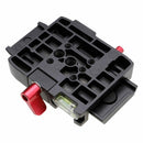 Quick Release Adapter Sliding QR Plate for Manfrotto 577- 501HDV, 500AH, 701HDV