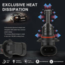 2Pcs 9006 HB4 160W LED Fog Light Bulbs Car Driving Lamp DRL White High OZ