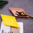 Set of 4 Geometric Combination Tray Fruit Snack Cosmetics Jewelry Storage