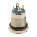 10pcs Blue LED Metal Momentary 12mm Push Button Switch 12V SPST Waterproof