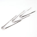 2 stainless steel ice tong for Barbecue Food Salad Cake Bread Candy in bar OZ