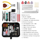 25 Pieces Guitar Repair Setup Tools for Ukulele Mandolin Banjo Maintenance