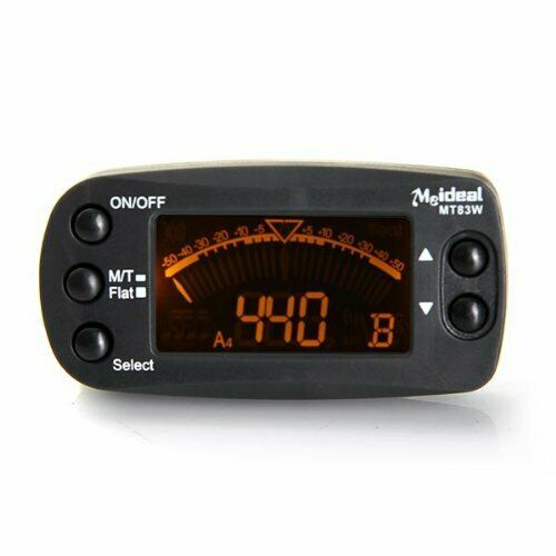 Black Guitar Bass Violin Ukulele Tuner MT83W
