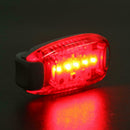 5 LED Bike Taillight Safety Warning Rear Lamp Backpack Running Lights(Red) A