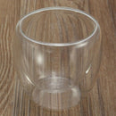 6Pcs/Set Double Wall Heat Resistant Cup Clear Handmade Tea Drink Healthy Dr