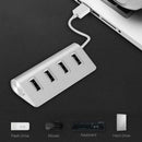 4 Ports USB2.0 HUB Super Speed Aluminium Alloy Splitter Adapter Converter