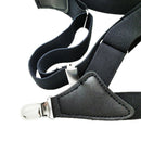 Suspenders Men Wide Adjustable Four Clip-on X- Back Elastic Braces Suspend OZ
