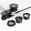 5 in 1 Wide Angle Macro Fisheye 2X Lens Polarizer Mobile Phone Set (Black)