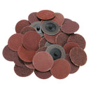 Roll Lock Sanding Disc 40/80/120/240 Grit Abrasive Tool With 40pcs 2 Inch BOI