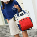 Women Mummy Maternity Travel Backpacks Baby Nursing Handbags (Multicolor) A