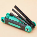 1X(8 In 1 Folding Hexagon Key Hex Wrench Set 1.5Mm,2Mm,2.5Mm,3Mm,4Mm,5Mm,6M