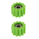 2pcs Durable Plastic 8mm Chain Roller Replacement for Kawasaki 2006-2016