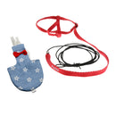 Adjustable Parrot Bird Harness Leash, Training Rope + Bird FlightSuit, Diaper