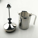 Manual Milk French Press Coffee Maker Stainless Steel Hand Pump Milk Foamer G7A8