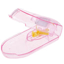 New Pink Pills Case Splitter Medicine Tablet Cutter Container Storage Box  JR