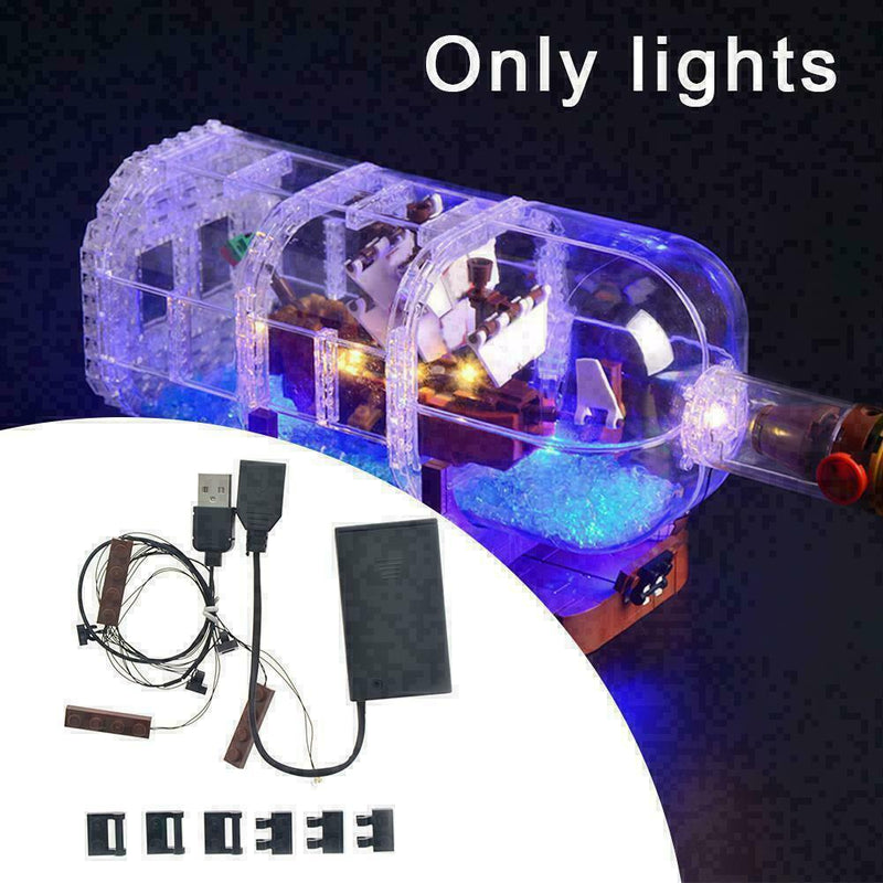 Creative LED Light Up Kit For LEGO Ship In The Boat S W4N8 Lighting Bricks Q7H4