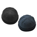 2Pcs Men's Skullcap Watch Cap Docker Hat Beanie Sailor Fisherman Retro Hat