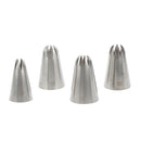 4pcs Icing Piping Nozzles For Decorating Cake Baking Cookie Cupcake #1M#1C#1 Hn