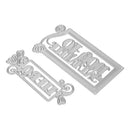 2pcs Hero Thinking Of You Cutting Dies Stencil Scrapbook Embossing DIY Card