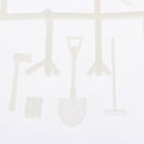 1/16  Trucks Plastic Tool Kits Ladder Oil Tank Shovel Models for WPL