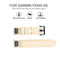 20mm Silicone Wrist Strap Quick Release Adjustable Watch Band for Garmin Fenix