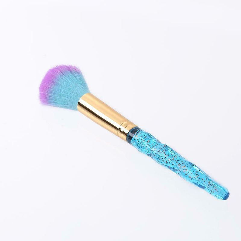 Diamond Makeup Brush Women Beauty Blush Brush Cosmetic Tool (Blue) A