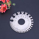 Stainless Steel 1-36 Round AWG SWG Wire Ruler Gauge Diameter Measurer Tool