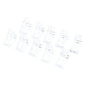 10x Quick Building Gel Nail Extension Clip Nail Tips Plastic Clips Tools NEW