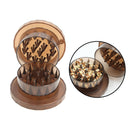 ABS Plastic Pellets Fishing Bait Crusher Boilie Grinder Box Fooder Brown