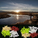 100Pcs  Soft Plastic Fishing Lures Maggots Grubs Worms Baits