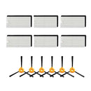Vacuum Cleaner HEPA Filter Side Brushes for Eufy Robovoc 11 Vacuum Cleaner, Set