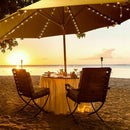 72 Led Solar Powered Umbrella Led String Light Outdoor Garden Wedding Decor
