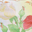 Mosaic White Rose DIY5D Diamond Embroidery Painting Cross Stitch Craft Kit OZ