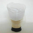 White Catering Hat Chef Bakers Bouffant Cap Food Hygiene Snood Cap Dust-proof