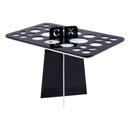 Acrylic Makeup brush drying rack dry brush holder (Black + White) G7B5