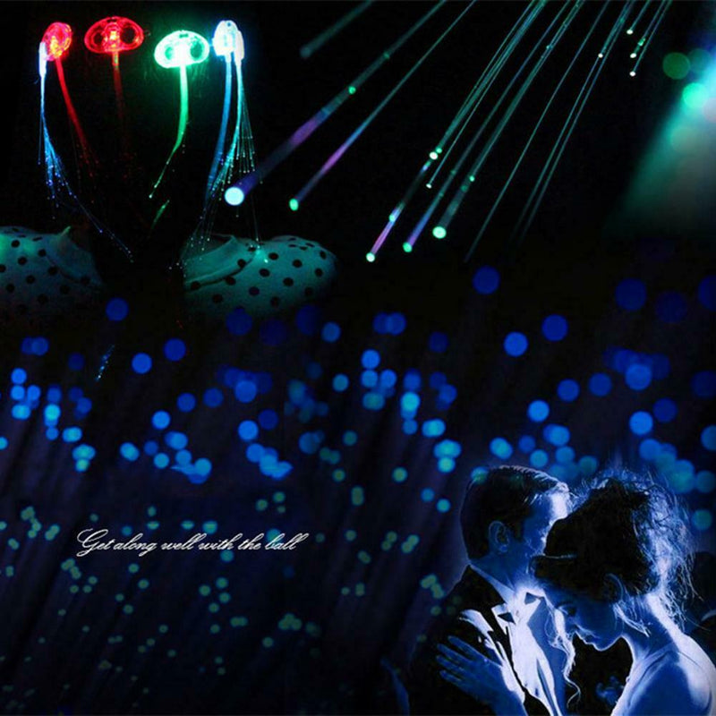 1 Pc  Lights Hair Light-Up Hair Barrettes Braid Party Dancing Hairpin Ha