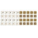 20 Magnetic Snaps Purse Clasp Closures Metal Button Fastener Bag Accessories