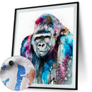 Painting By Numbers Kit DIY Chimpanzee Hand Painted Canvas Oil Art Picture