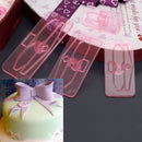 4pcs Bow Cake Mould Decor Mold Icing Cookie Fondant Embosser h h