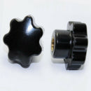 3Pcs M6 Hand Adjusting Nut /Bakelite Star Type Plastic Head Handle Nuts Woo
