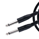 16FT 6.35mm Guitar AMP Instrument Patch Straight JACK Male Lead Cable Cord BX