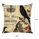 Retro Pattern Linen Pillowcase Soft Throw Pillow Case Sofa Car Cushion (1)