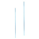 2pcs Aluminum Alloy 11mm Tent Awning Poles 127cm + 185cm for Camping Travel