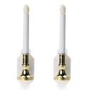 2 PCS Decorative Candle Solar Led Bulb Light With Panel Indoor Lighting On